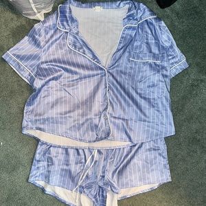 Garage light blue pajama set.